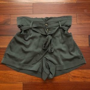 NWT Express High Waist Button Up Shorts